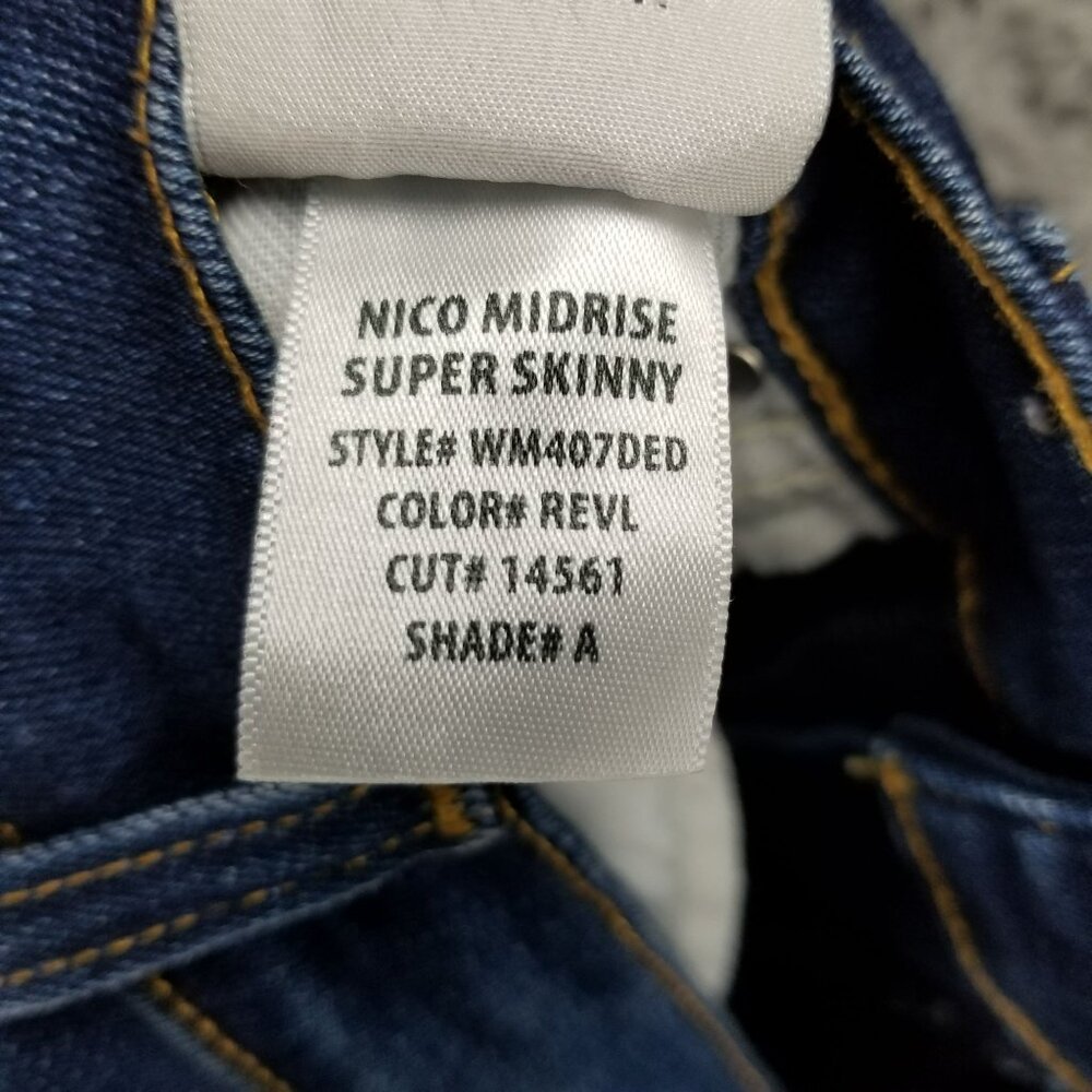 Hudson Jeans Womens 27 Blue Nico Super Skinny Stretch Denim *Read* - Picture 16 of 16
